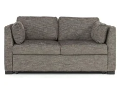 Mor Furniture Vivian Queen Pullout Sofa & Full Pullout Loveseat In Gray Fabric