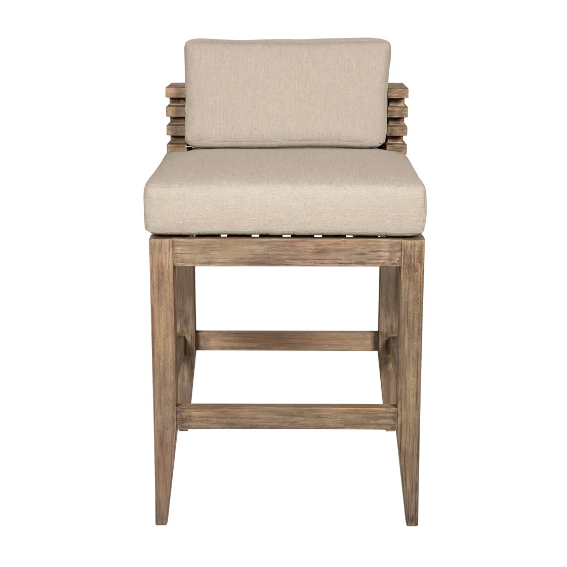 Mor Furniture Vivid Outdoor Counter Stool In Taupe