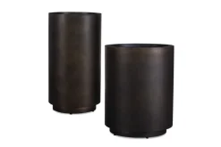 Mor Furniture Volcan Planter Vase In Bronze, Set Of 2