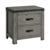 Mor Furniture Wade Nightstand In Gray