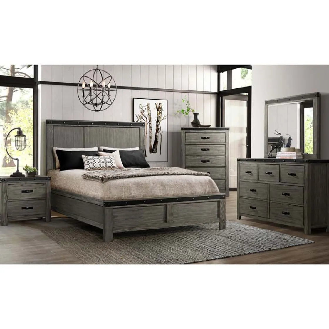 Mor Furniture Wade Nightstand In Gray