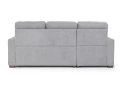 Mor Furniture Waitsfield Full Pullout Sofa Chaise In Gray, Left Facing