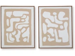 Mor Furniture Waldett Abstract Wall Art, Set Of 2