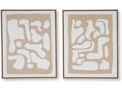 Mor Furniture Waldett Abstract Wall Art, Set Of 2