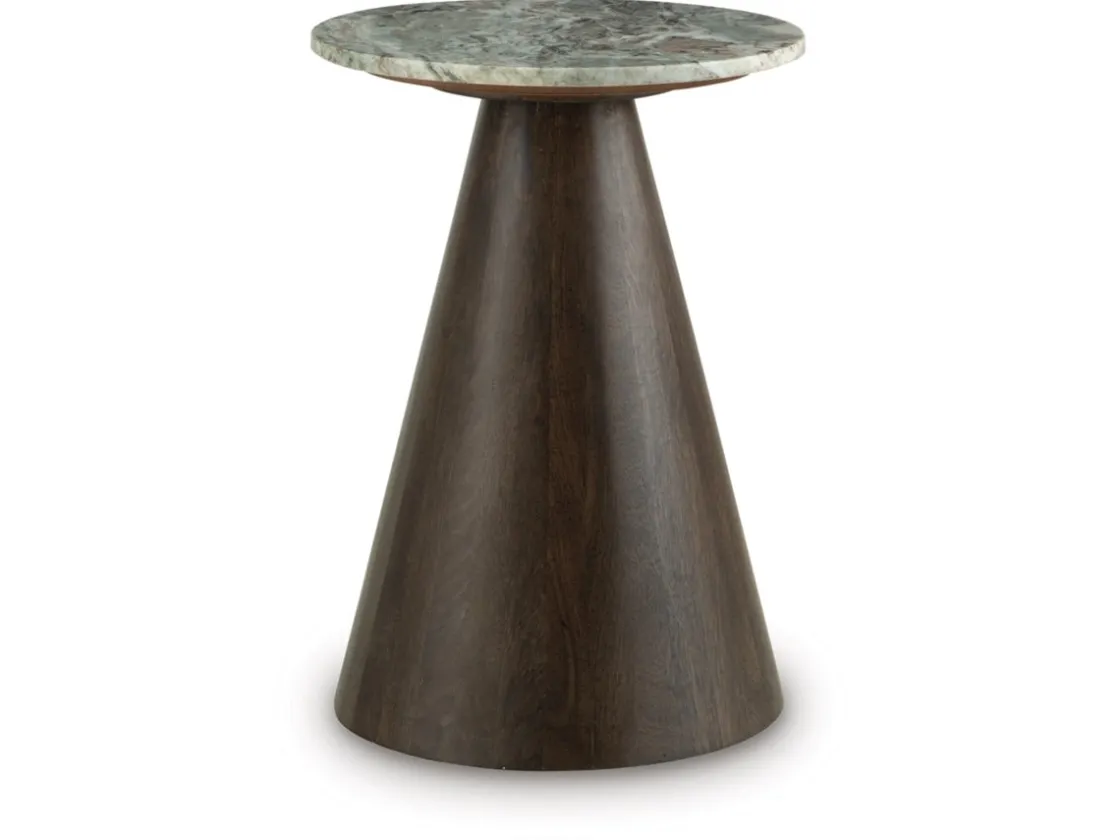 Mor Furniture Waltnor Accent Side Table In Warm Brown