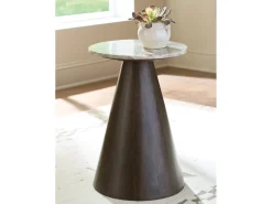 Mor Furniture Waltnor Accent Side Table In Warm Brown