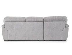 Mor Furniture Wanda Full Pullout Sofa Chaise In Gray, Left Facing