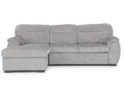 Mor Furniture Wanda Full Pullout Sofa Chaise In Gray, Left Facing