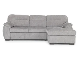 Mor Furniture Wanda Full Pullout Sofa Chaise In Gray, Left Facing