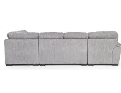 Mor Furniture Wanda Full Pullout Tux Chaise Sectional In Gray, Left Facing