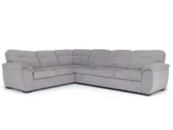Mor Furniture Wanda Full Tux Sleeper Sectional W/ Storage In Gray, Right Facing