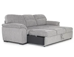 Mor Furniture Wanda Queen Pullout Sofa & Full Pullout Loveseat In Gray