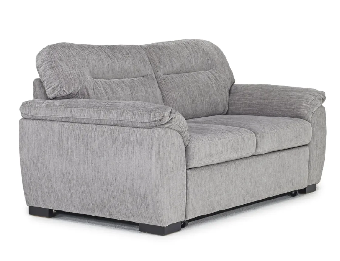 Mor Furniture Wanda Queen Pullout Sofa & Full Pullout Loveseat In Gray