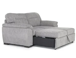 Mor Furniture Wanda Queen Pullout Sofa & Full Pullout Loveseat In Gray