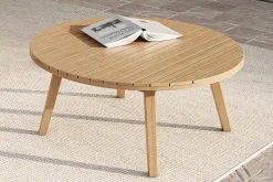 Mor Furniture Wesley Outdoor Round Coffee Table In Natural