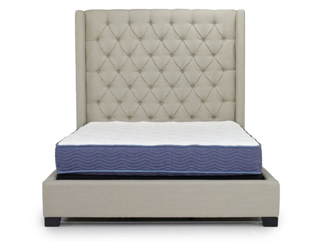 Mor Furniture Westerly Upholstered Bed In Gray, Queen