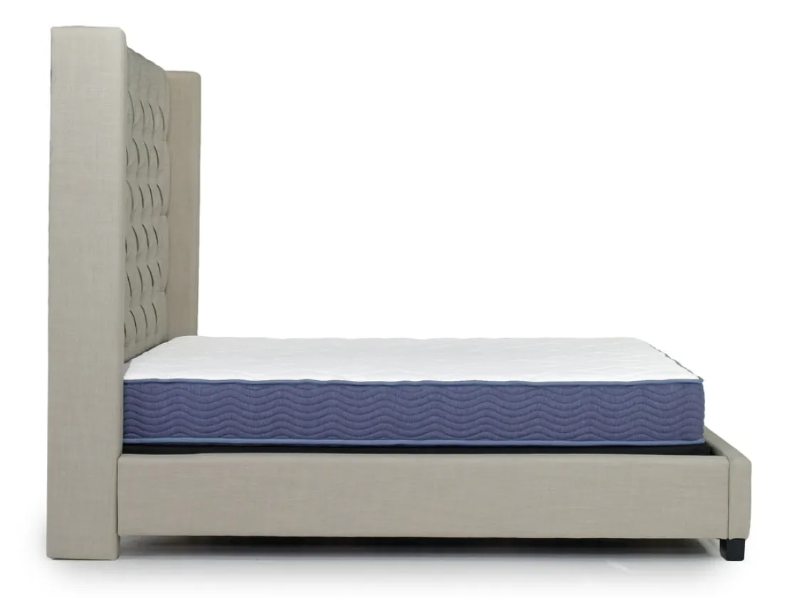 Mor Furniture Westerly Upholstered Bed In Gray, Queen