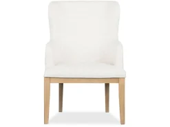 Mor Furniture White Oak Dining Table, 4 Chairs & 2 Arm Chairs In Butternut