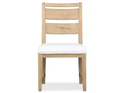 Mor Furniture White Oak Dining Table, 4 Chairs & 2 Arm Chairs In Butternut
