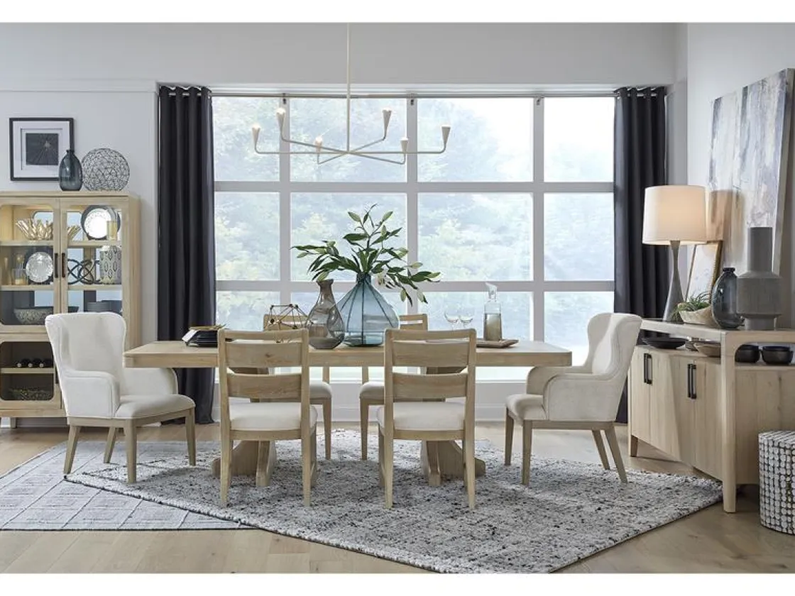 Mor Furniture White Oak Dining Table In Butternut