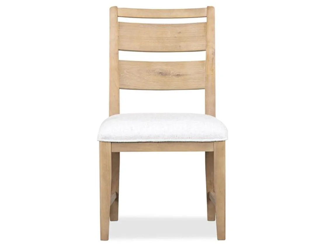 Mor Furniture White Oak Round Dining Table & 4 Chairs In Butternut