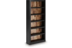 Mor Furniture Wildenauer Bookcase In Black/Brown