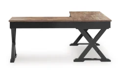 Mor Furniture Wildenauer Office Desk In Black/Brown