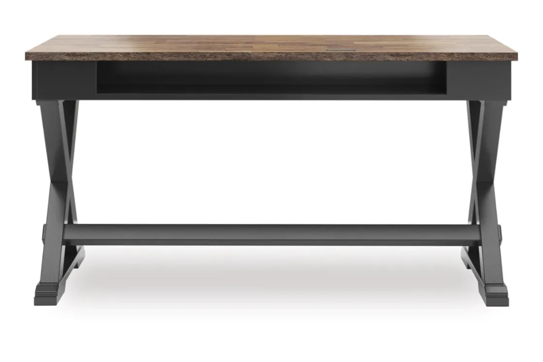 Mor Furniture Wildenauer Office Desk In Black/Brown
