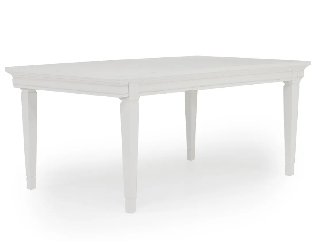 Mor Furniture Willowbrook Dining Table In Egg Shell White