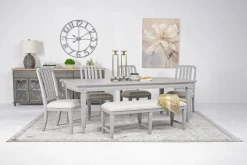 Mor Furniture Willowbrook Dining Table In Egg Shell White