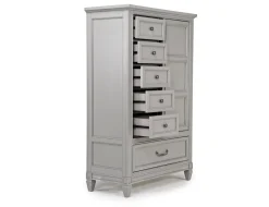 Mor Furniture Willowbrook Door Chest In Egg Shell White