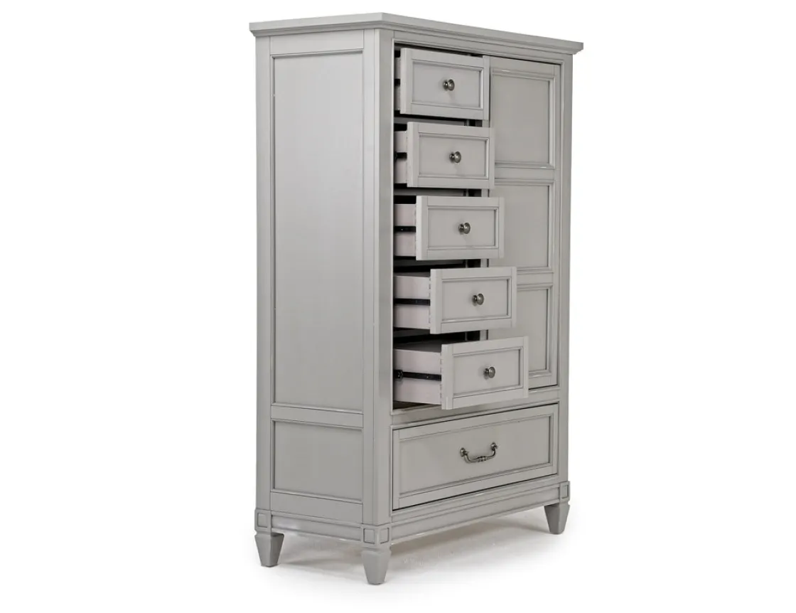 Mor Furniture Willowbrook Door Chest In Egg Shell White