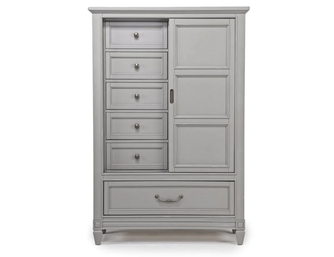 Mor Furniture Willowbrook Door Chest In Egg Shell White