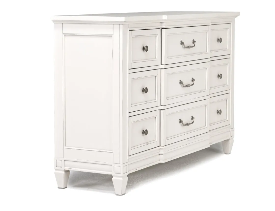 Mor Furniture Willowbrook Dresser In Egg Shell White