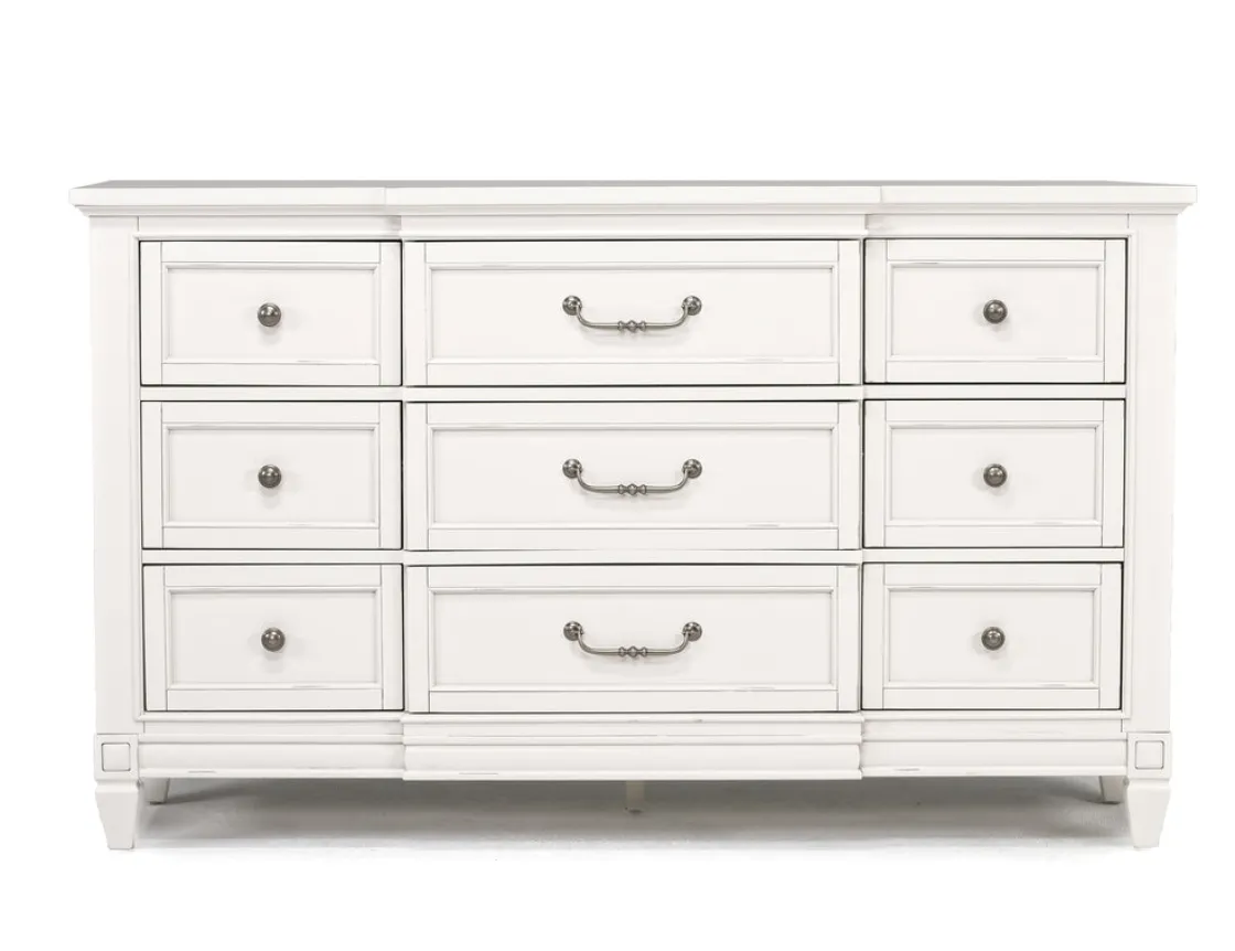 Mor Furniture Willowbrook Dresser In Egg Shell White
