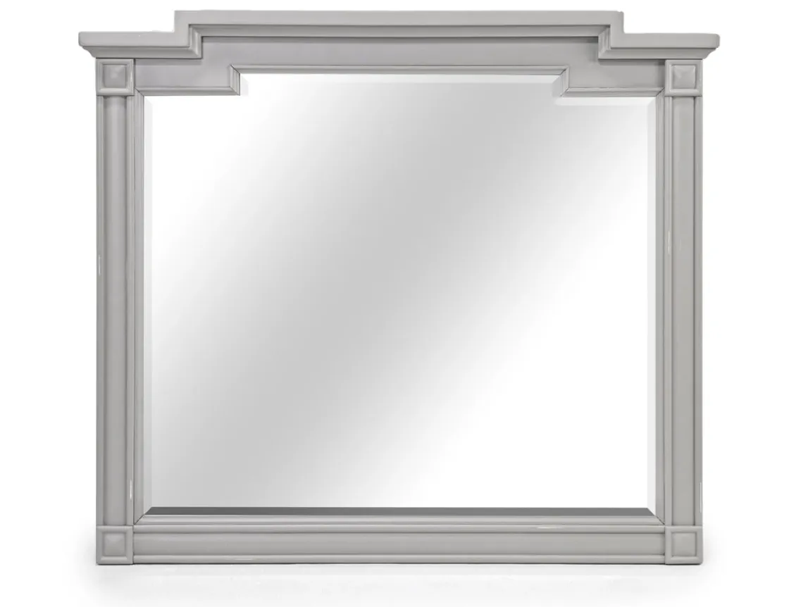 Mor Furniture Willowbrook Mirror In Egg Shell White