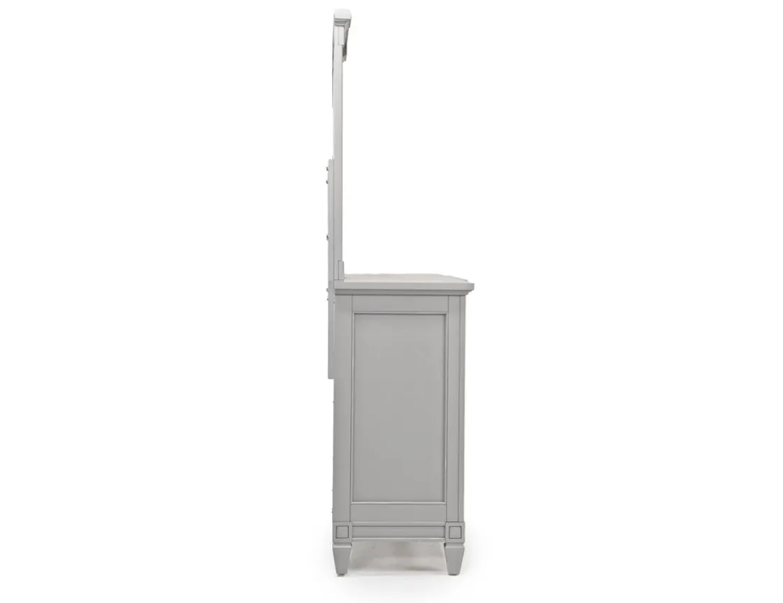 Mor Furniture Willowbrook Mirror In Egg Shell White