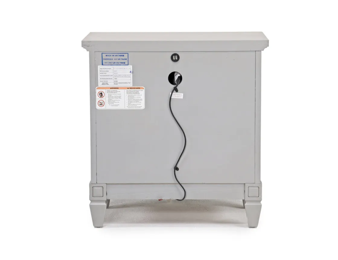 Mor Furniture Willowbrook Nightstand In Egg Shell White