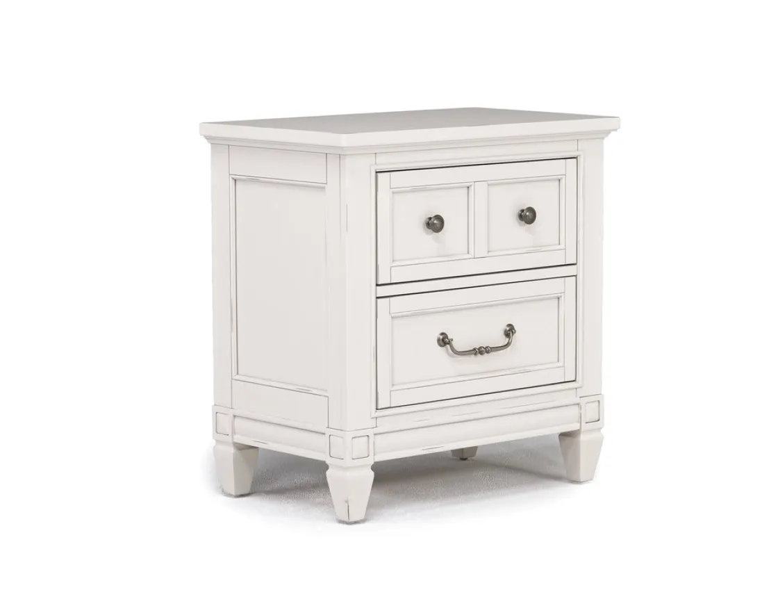 Mor Furniture Willowbrook Nightstand In Egg Shell White