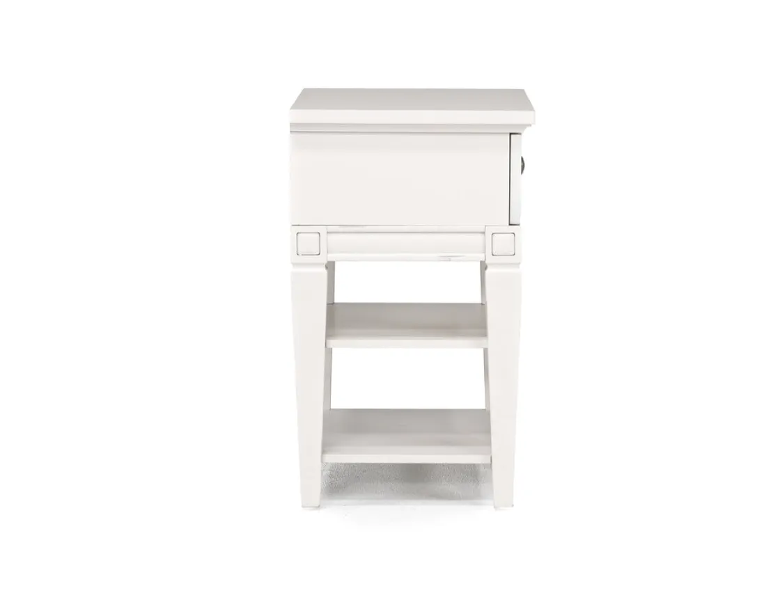 Mor Furniture Willowbrook Nightstand In Egg Shell White