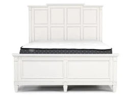 Mor Furniture Willowbrook Panel Bed In Pebble, Queen