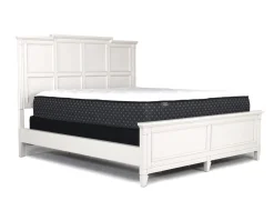 Mor Furniture Willowbrook Panel Bed In Pebble, Queen