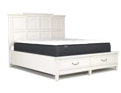 Mor Furniture Willowbrook Panel Bed In Pebble, Queen