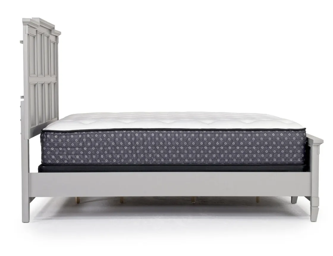 Mor Furniture Willowbrook Panel Bed In Pebble, Queen