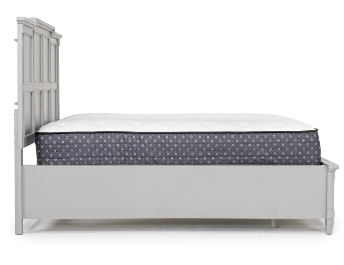 Mor Furniture Willowbrook Panel Bed In Pebble, Queen