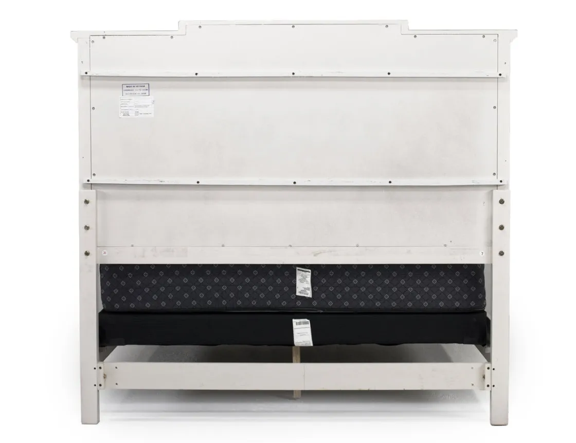 Mor Furniture Willowbrook Panel Bed In Pebble, Queen