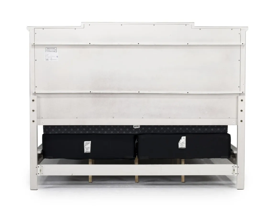 Mor Furniture Willowbrook Panel Bed In Pebble, Queen