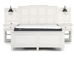 Mor Furniture Willowbrook Panel Wall Bed In Pebble, Queen