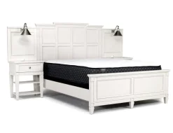 Mor Furniture Willowbrook Panel Wall Bed In Pebble, Queen
