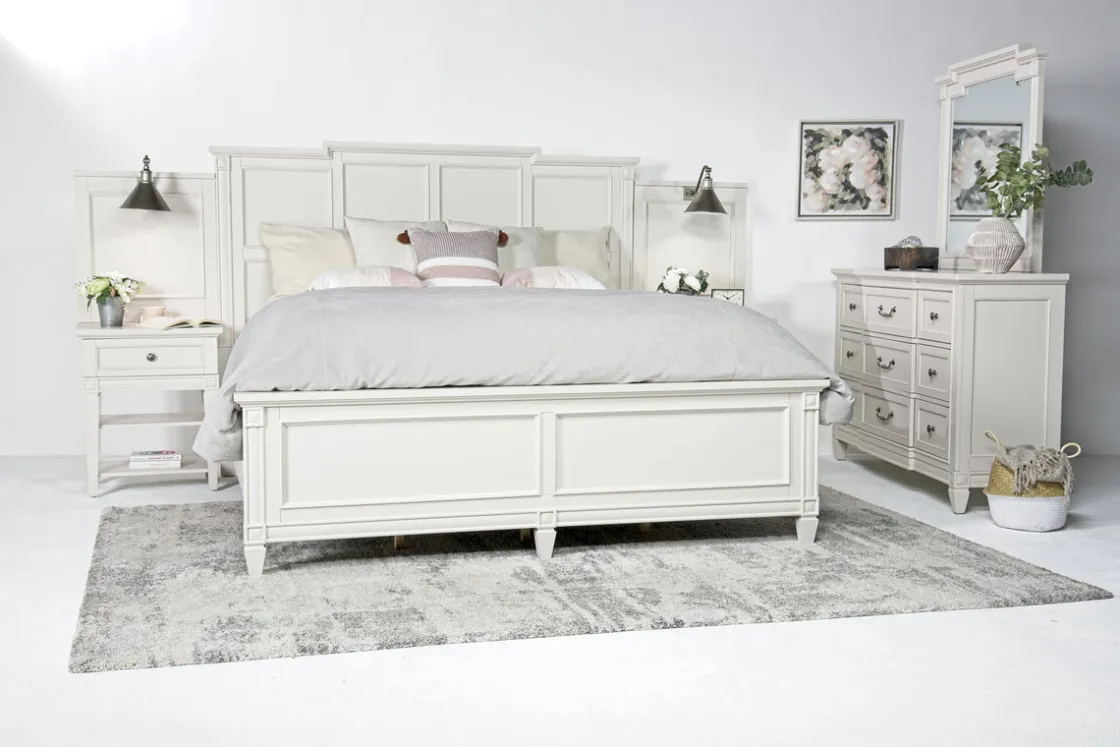 Mor Furniture Willowbrook Panel Wall Bed In Pebble, Queen